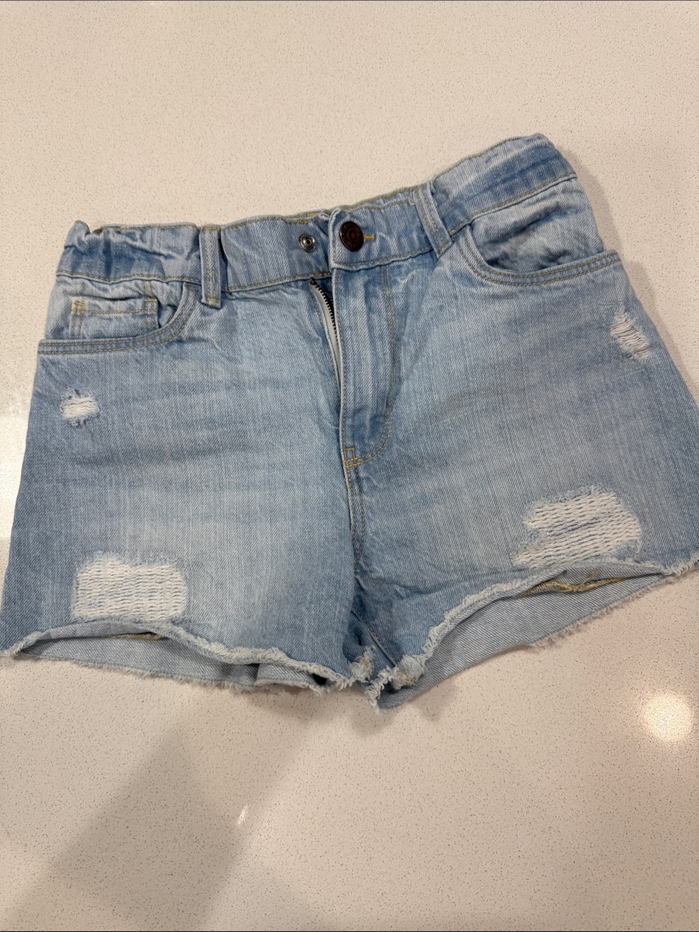 OshKosh B'gosh Light Blue Distressed Denim Shorts